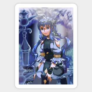 Blue Water Princess Sticker